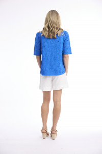 Broderie Top Short Sleeve