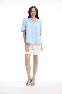 Broderie Top Short Sleeve