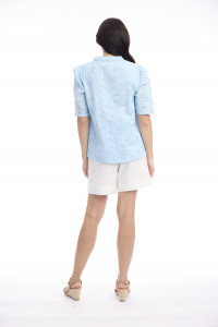 Broderie Top Short Sleeve