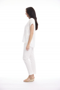Broderie Top Embellished