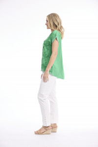 Broderie Top Embellished