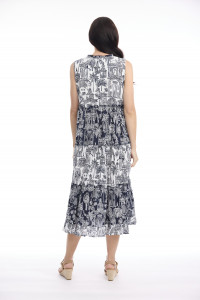 Cassis Dress Layers Sleeveless