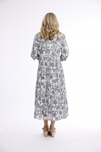 Cassis Dress Collar Layers