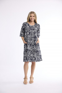 Cassis Dress Bubble Patch