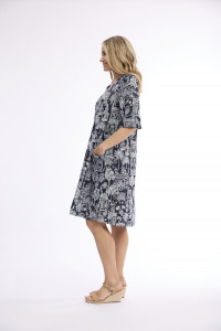 Cassis Dress Bubble Patch