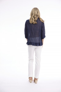 Cotton Gauze Top Buttonthrough