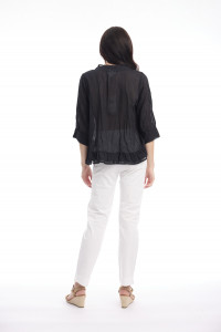 Cotton Gauze Top Buttonthrough