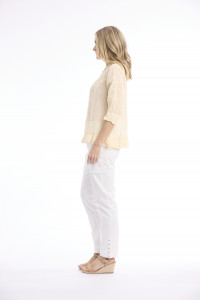Cotton Gauze Top Buttonthrough