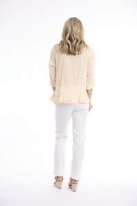Cotton Gauze Top Buttonthrough