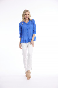 Cotton Gauze Top Buttonthrough
