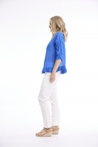 Cotton Gauze Top Buttonthrough