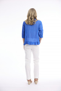 Cotton Gauze Top Buttonthrough