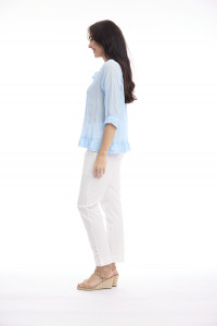 Cotton Gauze Top Buttonthrough