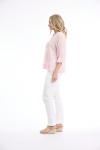 Cotton Gauze Top Buttonthrough