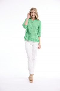 Cotton Gauze Top Buttonthrough
