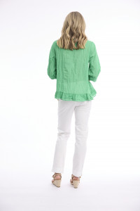 Cotton Gauze Top Buttonthrough