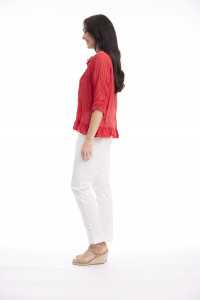 Cotton Gauze Top Buttonthrough
