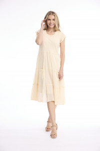 Cotton Gauze Dress Bias Pockets