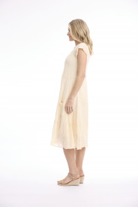 Cotton Gauze Dress Bias Pockets