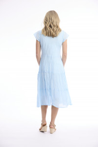 Cotton Gauze Dress Bias Pockets
