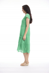 Cotton Gauze Dress Bias Pockets