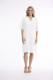 Cotton Gauze Dress Pleated