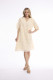 Cotton Gauze Dress Pleated