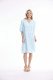 Cotton Gauze Dress Pleated