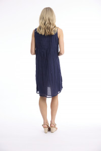 Cotton Gauze Dress Easy Fit Sleeveless