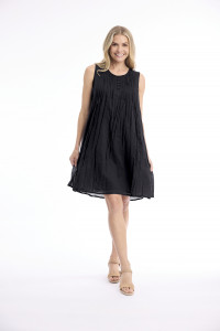 Cotton Gauze Dress Easy Fit Sleeveless