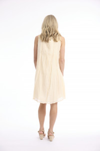 Cotton Gauze Dress Easy Fit Sleeveless