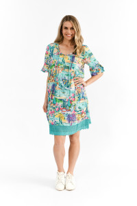 Hannah Tunic Boho Short Sleeve