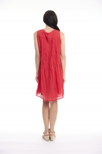 Cotton Gauze Dress Easy Fit Sleeveless