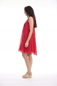 Cotton Gauze Dress Easy Fit Sleeveless