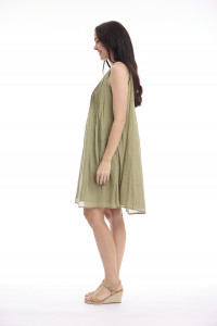 Cotton Gauze Dress Easy Fit Sleeveless