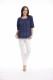 Cotton Slub Top Boat Neck