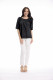 Cotton Slub Top Boat Neck
