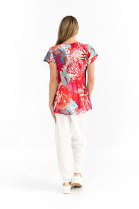 Kayla Cotton Blouse Short Sleeve