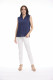 Cotton Slub Top Cap Sleeve