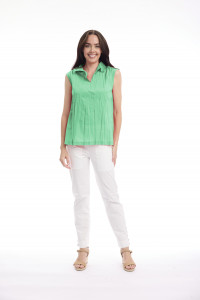 Cotton Slub Top Cap Sleeve