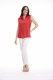 Cotton Slub Top Cap Sleeve