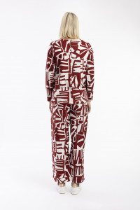 Cord Printed Trouser Flared