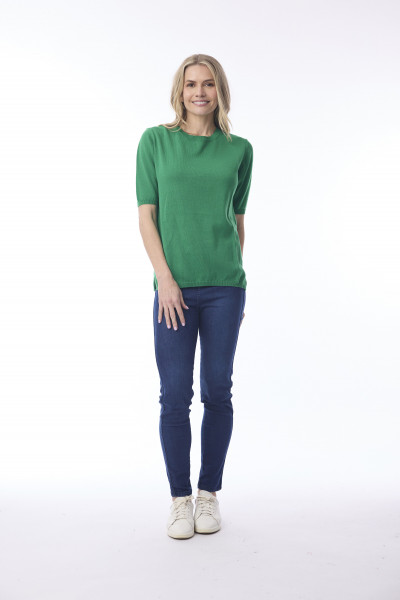 Knit T-shirt Crew Neck