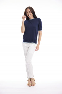 Knit Top Short Sleeve