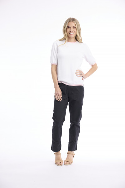 Knit Top Short Sleeve