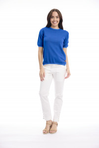 Knit Top Short Sleeve