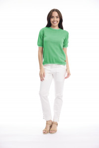 Knit Top Short Sleeve