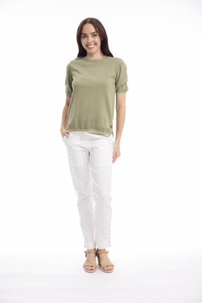 Knit Top Short Sleeve