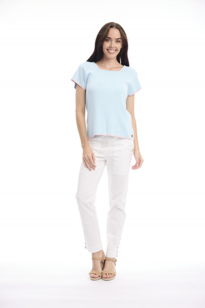 Knit Top Squareneck
