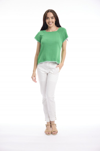 Knit Top Squareneck